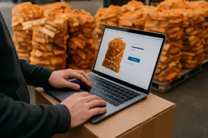 Bestellen en afhalen van netzakken