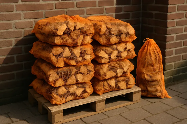 Handige opslag en transport van netzakken