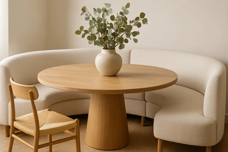 Praktische voordelen van een ronde eetbank