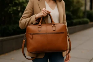 Leren laptoptassen voor dames: stijl, comfort en organisatie