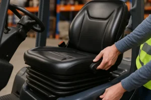 Hoe stel je je heftruckstoel goed af?